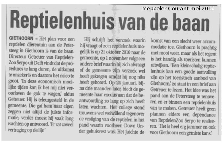 SERPO: Giethoorn (Gemeente Steenwijkerland) Bye Bye